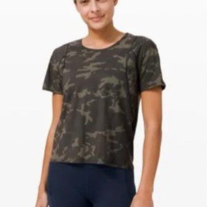 Lululemon Black Outrun the Heat Short Sleeve
